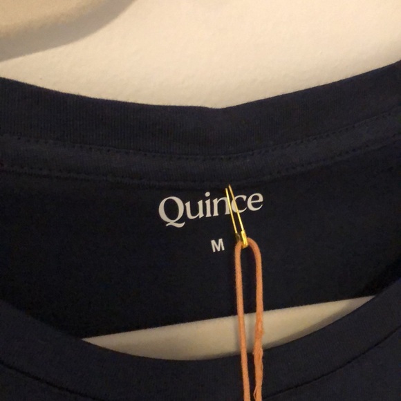 Quince Women's Navy Sleeveless Top M - Picture 3 of 7